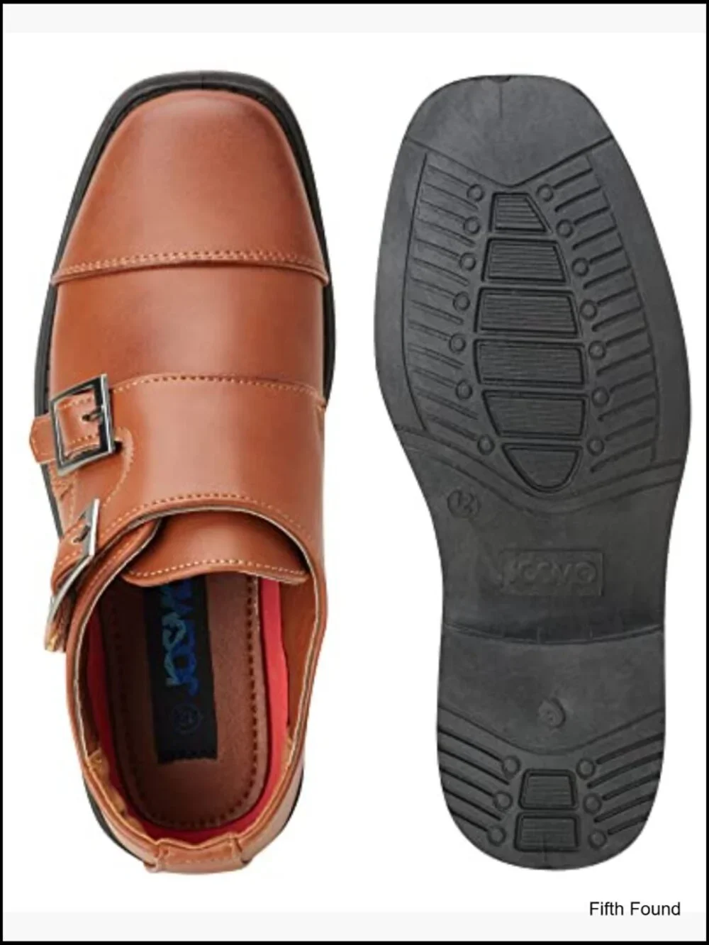 Boys Dress Shoes Hook Loop Double Monk Strap Cap Toe Oxford Loafers Toddler